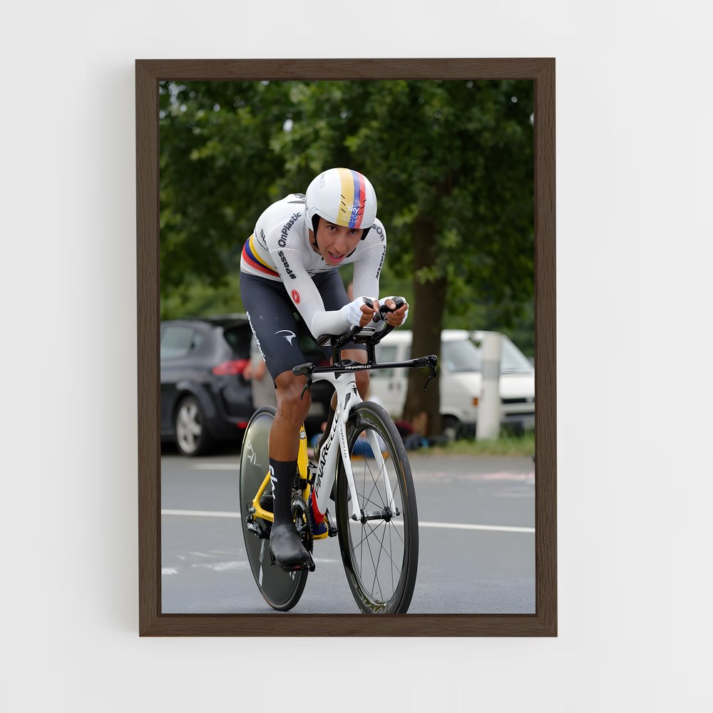 Poster En Plein Effort – affiche Cyclisme (vue 5)